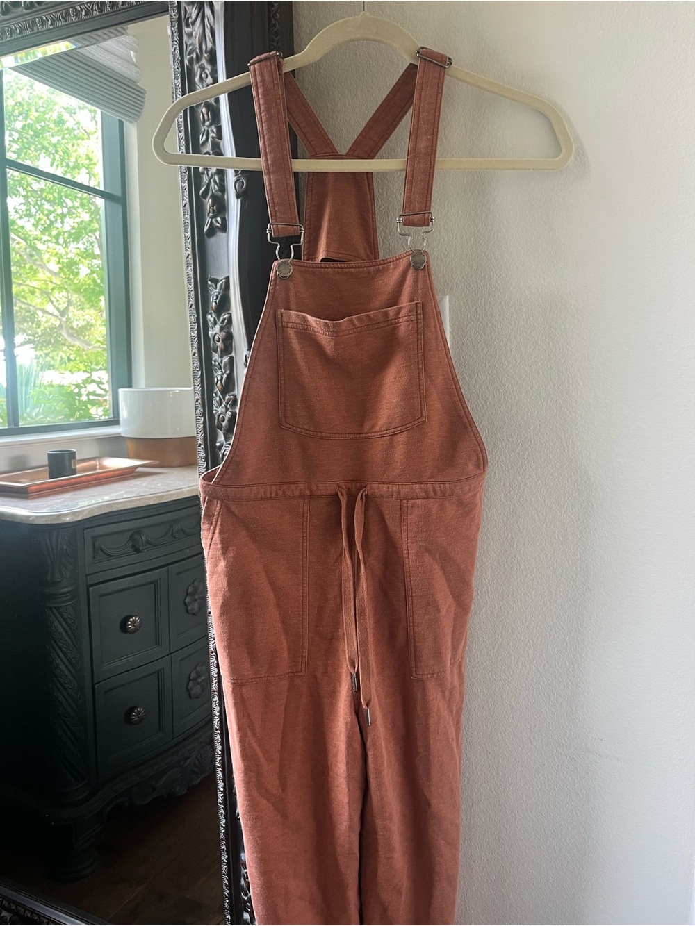 Rust Women’s Overalls — Casual Bib Jumpsuit